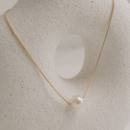 Colar Veneziana com Pérola 10mm